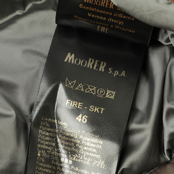 MOORER ムーレー ダウン ベスト メンズ ナイロン ストレッチ
